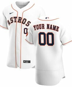 Houston Astros Custom Name Number Home Flexbase Baseball Jersey White