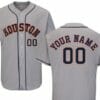 Houston Astros Customizable Pro Style Baseball Jersey Gray