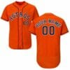 Houston Astros Customizable Pro Style Baseball Jersey Orange 4 Houston Astros Customizable Pro Style Baseball Jersey Orange