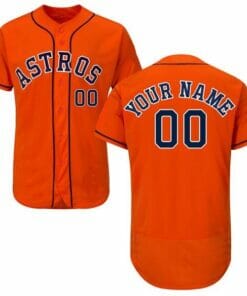 Houston Astros Customizable Pro Style Baseball Jersey Orange