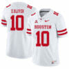 Houston Cougars #10 Ed Oliver College Football Jersey White