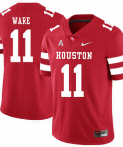 Houston Cougars #11 Andre Ware College Football Jersey Red