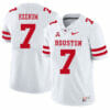 Houston Cougars #7 Case Keenum College Football Jersey White