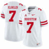 Houston Cougars #7 David Klingler College Football Jersey White 7 Houston Cougars #7 David Klingler College Football Jersey White