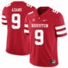 Houston Cougars #9 Matthew Adams College Football Jersey Red 6 Houston Cougars #9 Matthew Adams College Football Jersey Red