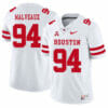 Houston Cougars #94 Cameron Malveaux College Football Jersey White