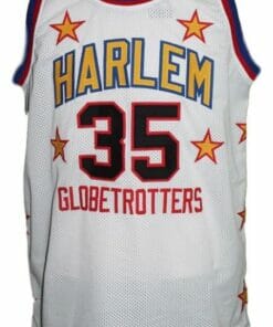Huber Geese Ausbie #35 Harlem Globetrotters Basketball Jersey White