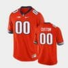 Custom Illinois Fighting Illini Jersey Name Number Orange College Football