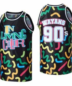 In Living Color #90 Wayans Basketball Jersey