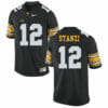 Iowa Hawkeyes #12 Ricky Stanzi NCAA College Football Jersey Black
