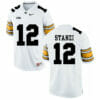 Iowa Hawkeyes #12 Ricky Stanzi NCAA College Football Jersey White