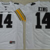 Iowa Hawkeyes #14 Desmond King NCAA College Football Jersey White