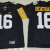 Iowa Hawkeyes #16 CJ Beathard NCAA College Football Jersey Black Big Patch