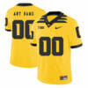 Iowa Hawkeyes Custom Jersey Name Number College Football Yellow 6 Iowa Hawkeyes Custom Jersey Name Number College Football Yellow