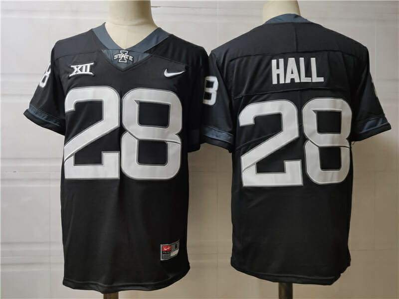 Iowa State #28 Hall College Football Jersey 1 Iowa State #28 Hall College Football Jersey