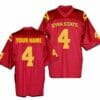 Iowa State Cyclones Custom Jersey Name Number NCAA College Football