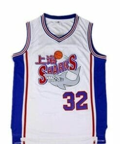Alternative view of Jimmer Fredette #32 Shanghai Sharks Basketball Jersey