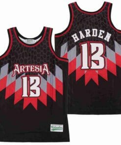 James Harden #13 Artesia Basketball Jersey Black