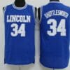 Jesus Shuttlesworth 34 Lincoln Basketball Jersey
