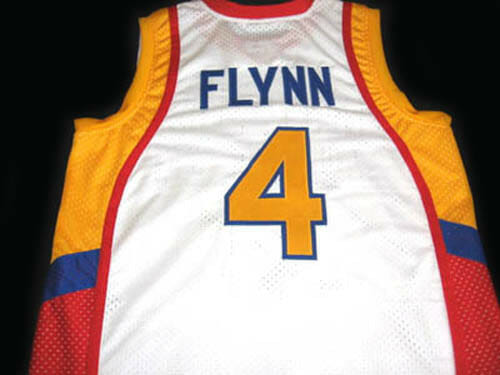 Jonny Flynn #4 McDonalds All American Basketball Jersey White 1 Jonny Flynn #4 McDonalds All American Basketball Jersey White