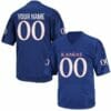 Kansas Jayhawks Custom Jersey Name Number NCAA College Football