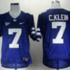 Kansas State Wildcats #7 Collin Klein College Football Jersey Purple