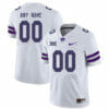 Kansas State Wildcats Custom Jersey Name Number NCAA Football White