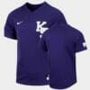Kansas State Wildcats Custom Name Number White College Baseball Jersey