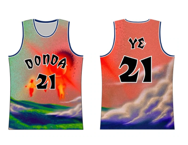 Kanye Donda #21 Basketball Jersey 1 Kanye Donda #21 Basketball Jersey