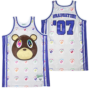 Kanye West #7 Graduation Album Basketball Jersey 1 Kanye West #7 Graduation Album Basketball Jersey