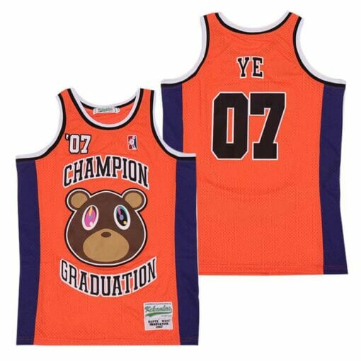 Kanye West Graduation Champion Basketball Jersey