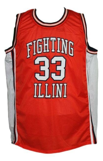 Kenny Battle #33 Custom College Basketball Jersey New Sewn Orange
