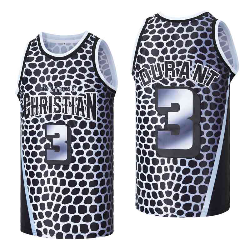 Kevin Durant #3 Montrose Christian Basketball Jersey 1 Kevin Durant #3 Montrose Christian Basketball Jersey