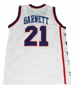 Kevin Garnett #21 McDonald's All American Basketball Jersey Sewn White