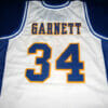 Kevin Garnett #34 Farragut High School Basketball Jersey White