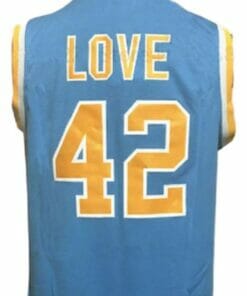 Kevin Love #42 College Basketball Jersey Sewn Blue