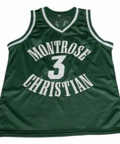 Kevin Durant #3 Montrose Christian Basketball Jersey New Sewn Green