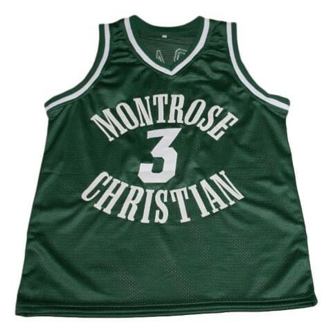Kevin Durant #3 Montrose Christian Basketball Jersey New Sewn Green