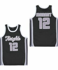 Knights #12 Ja Morant Movie Basketball Jersey Black