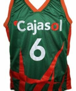 Kristaps Porzingis Cajasol Sevilla Basketball Jersey Green