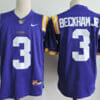 LSU Tigers #3 Odell Beckham Jr College Football Jersey Blue 6 LSU Tigers #3 Odell Beckham Jr College Football Jersey Blue