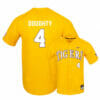 LSU Tigers 4 Cade Doughty Yellow Elite College Baseball Jersey