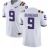 LSU Tigers #9 Joe Burreaux Jersey NCAA Football White Diamond Quest