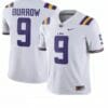 Joe Burrow Jersey LSU Tigers #9 Football White