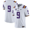 LSU Tigers NO NAME #9 NCAA Football Jersey White Diamond Quest 6 LSU Tigers NO NAME #9 NCAA Football Jersey White Diamond Quest