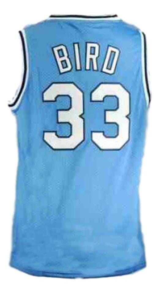 Larry Bird #33 College Basketball Jersey Sewn Blue 1 Larry Bird #33 College Basketball Jersey Sewn Blue