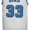Larry Bird #33 College Basketball Jersey Sewn White