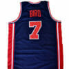 Larry Bird #7 Team USA Basketball Jersey Navy Blue 6 Larry Bird #7 Team USA Basketball Jersey Navy Blue