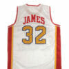 Lebron James #32 McDonald's All American Basketball Jersey White
