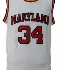 Len Bias #34 College Basketball Jersey White